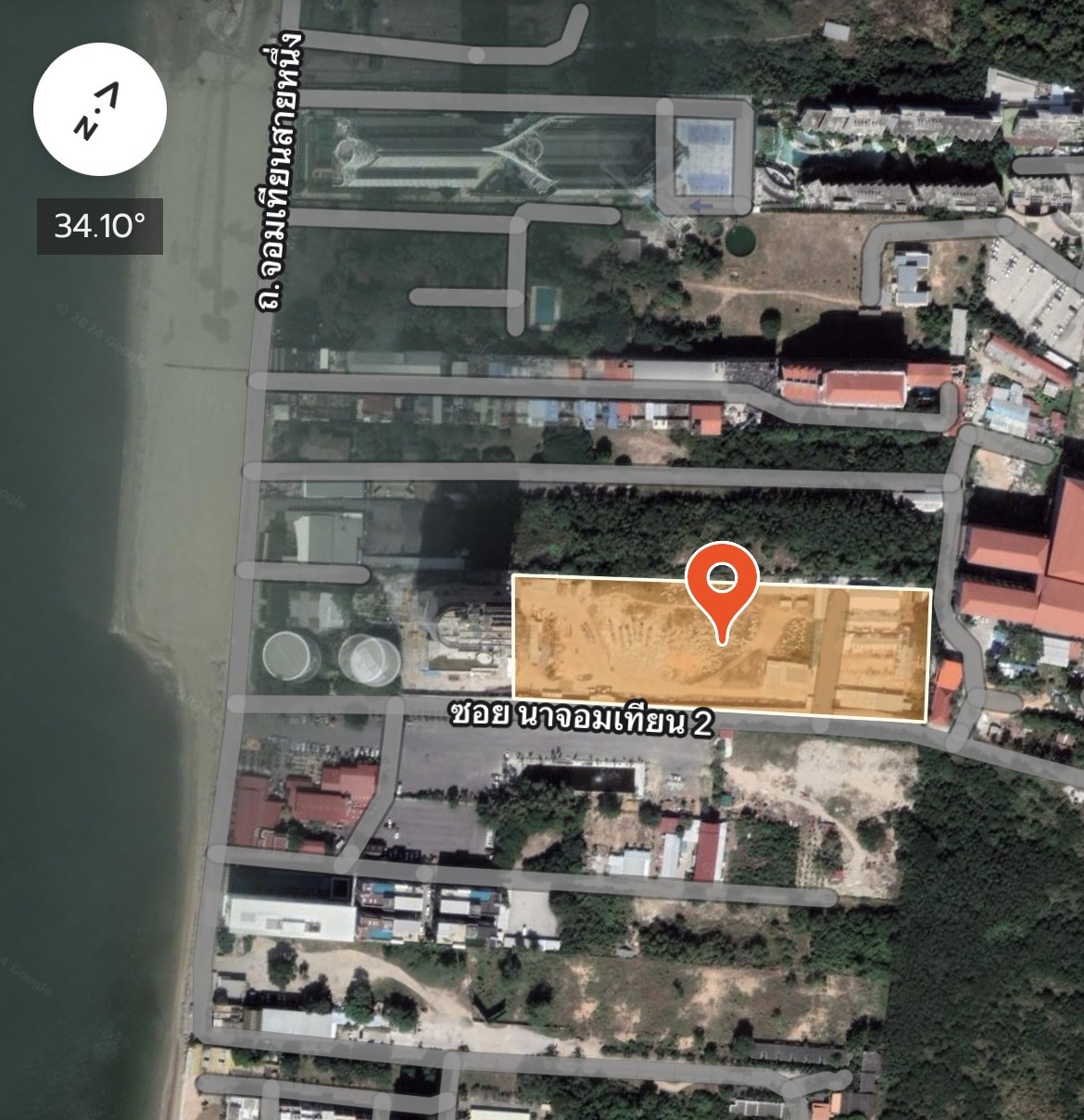 Land by Jomtien Beachfront Pattaya for Sale